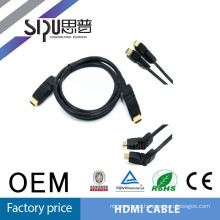 SIPU All New HDMI to HDMI 360 Rotating Cable with 19pin 100% Testing